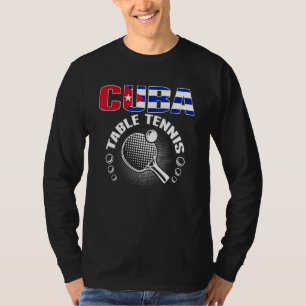 Camiseta Tênis de Mesa Cuba     Apoie a Equipe Cubana de Pi