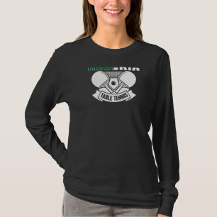 Camiseta Tênis de Mesa da Argélia  Apoie o Ping Pong Argeli