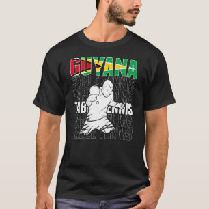 Camiseta Tênis de Mesa da Guiana Apoie o Ping Pong da G