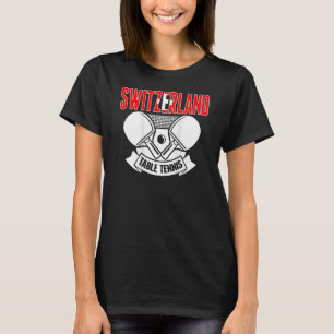 Camiseta Tênis de Mesa de suiça de de de de com pino suíço