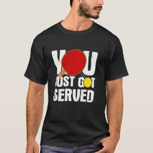 Camiseta Tênis de Mesa Divertido Para Homens Mulheres Jogad