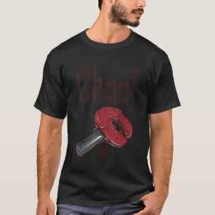 Camiseta Tênis de Mesa do pino de alimentação do pino Choo