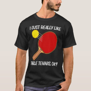 Camiseta Tênis De Mesa legal Para Homens Mulheres Pong Espo