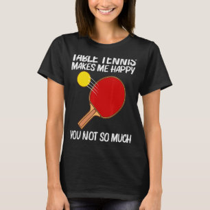 Camiseta Tênis De Mesa legal Para Homens Mulheres Pong Espo