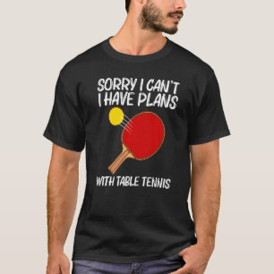 Camiseta Tênis De Mesa legal Para Homens Mulheres Pong Espo
