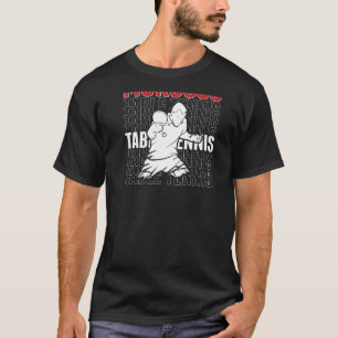 Camiseta Tênis de Mesa Marroquina Apoie o Ping Pong Marroq