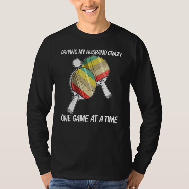 Camiseta Tênis de Mesa Para Equipe de Bola de Ping Pong da  (Frente)
