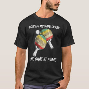 Camiseta Tênis de Mesa Para Homens Pai Ping Pong Bola Espor
