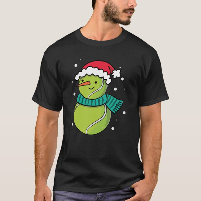 Camiseta Tênis de Natal Ball Santa Hat (Frente)
