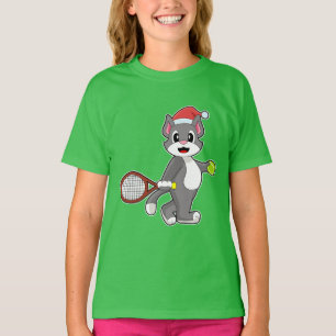 Camiseta Tênis de Natal de Cat