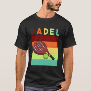 Camiseta Tênis de Paddle Padel Raquete Bola