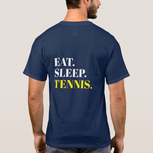 Camiseta Tênis de Repouso de Comida Personalizado Design (Verso)