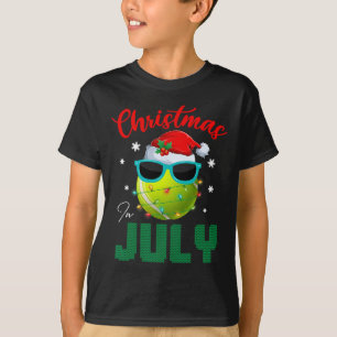 Camiseta Tênis de Santa Ll Sungles Luzes de Natal Natal Em