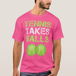 Camiseta Tênis de Tênis engraçada toma Tênis de bolas