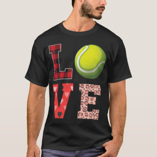Camiseta Tênis Dia de os namorados Tênis Player Love