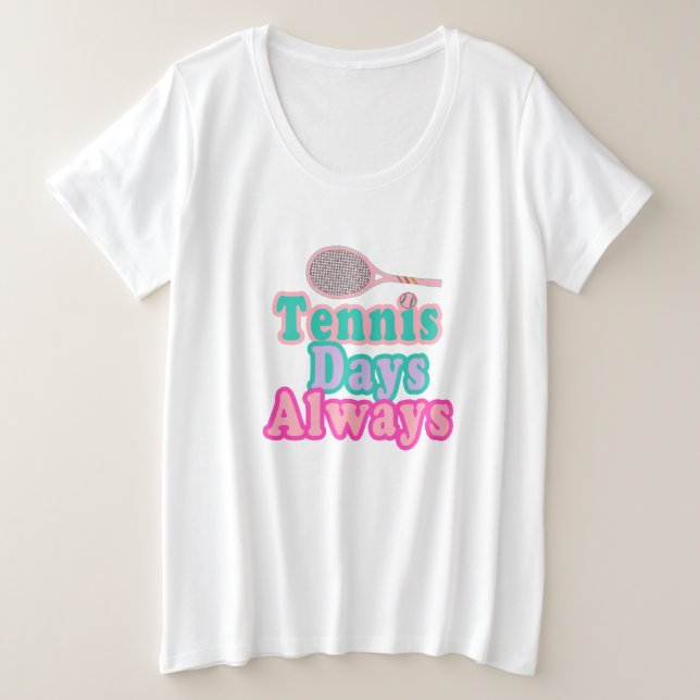 Camiseta Tênis Dias Sempre (Frente do Design)