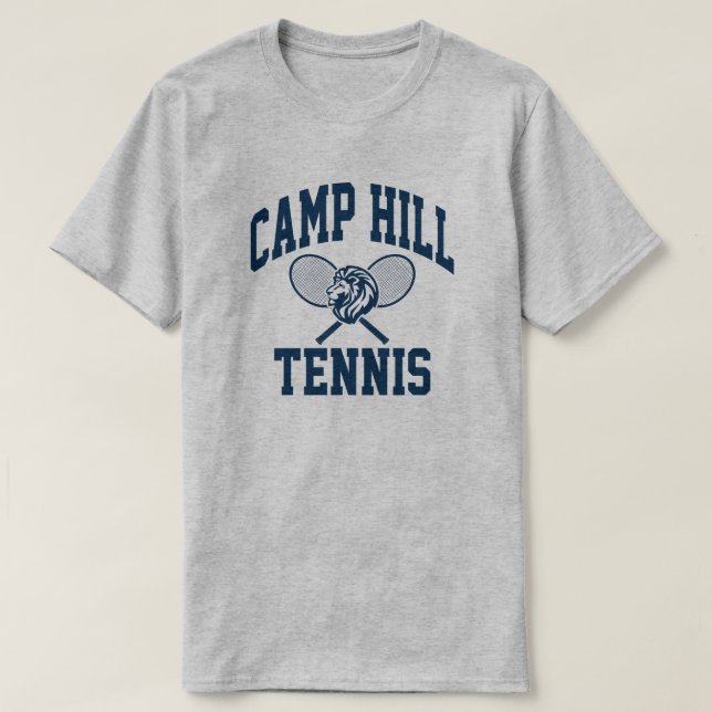 Camiseta Tênis do Camp Hill HS (Frente do Design)