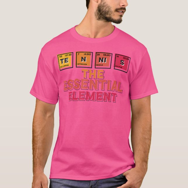 Camiseta Tênis do Elemento Tênis Engraçado (Frente)