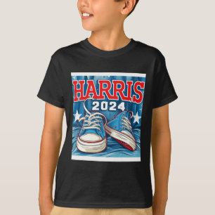 Camiseta Tênis Eleitoral Harris 2024 Presidente Vírgula La 