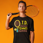 Camiseta Tênis engraçado<br><div class="desc">Eu tenho um problema obsessivo de tênis. Um belo presente de humor de tênis para um jogador de tênis.</div>