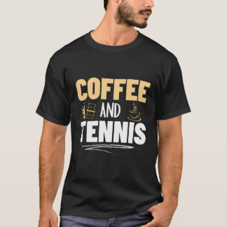 Camiseta Tênis Engraçado De Café E Tênis