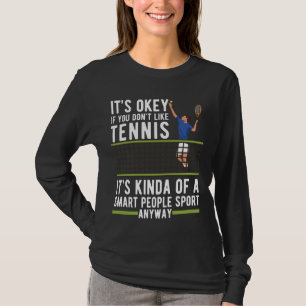 Camiseta Tênis Engraçado Para Homens Jogadoras Tênis Coach