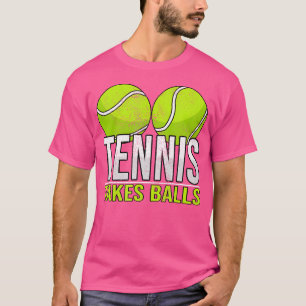 Camiseta Tênis Engraçado Tênis de Bolas