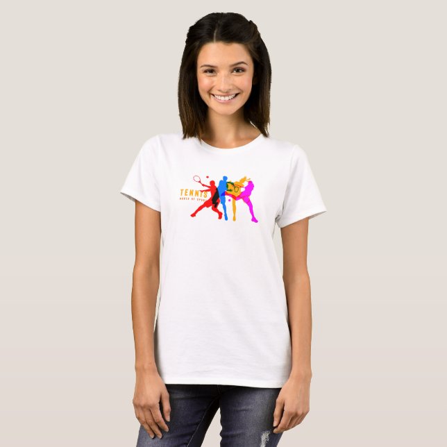 Camiseta Tênis Esporte | Mulheres (Frente Completa)
