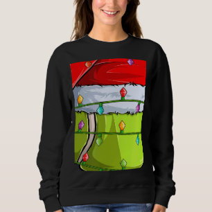Camiseta Tênis Esportes Luzes de Natal Papai Noel Bola de T