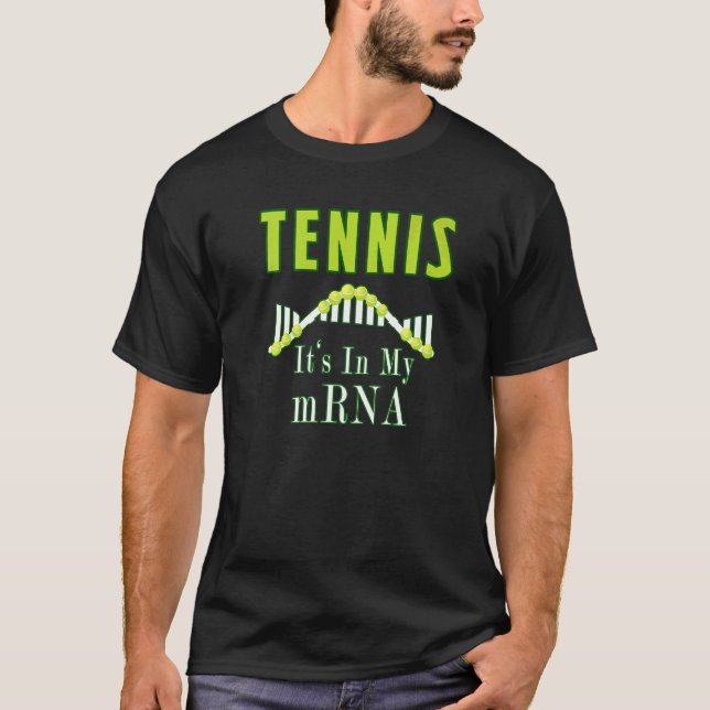 Camiseta Tênis Está na minha citação de Mrna (Frente)