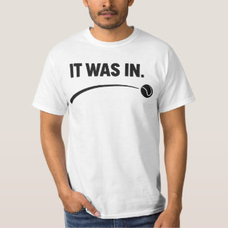 Camiseta Tênis - Estava dentro! Tênis Branco Divertido