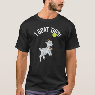 Camiseta Ténis Eu Cabra Esta Bola Cabra & Jogador de Ténis