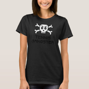 Camiseta Tênis Gangster Skull E Cross Bone Word Design