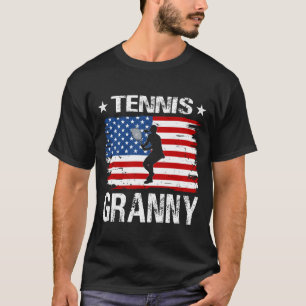 Camiseta Tênis GRANNY USA Flag Dia de os pais
