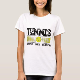 Camiseta Tênis - Jogo Jogo Combinação de Camisa-T