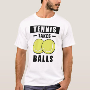 Camiseta Tênis Leva Bolas - Engraçado