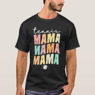 Camiseta Tênis Mama Para Mulheres Jogador De Tênis De Groov