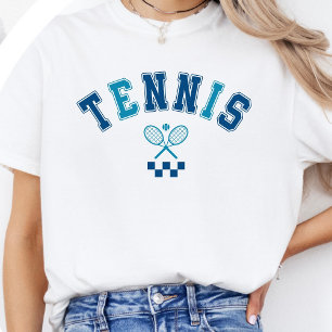 Camiseta Ténis Minimalista Azul Marinho