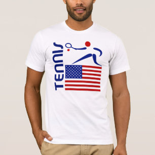 Camiseta Tênis, os Estados Unidos