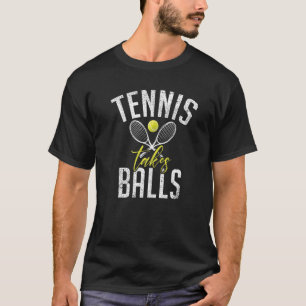Camiseta Tênis pega Tênis de bolas