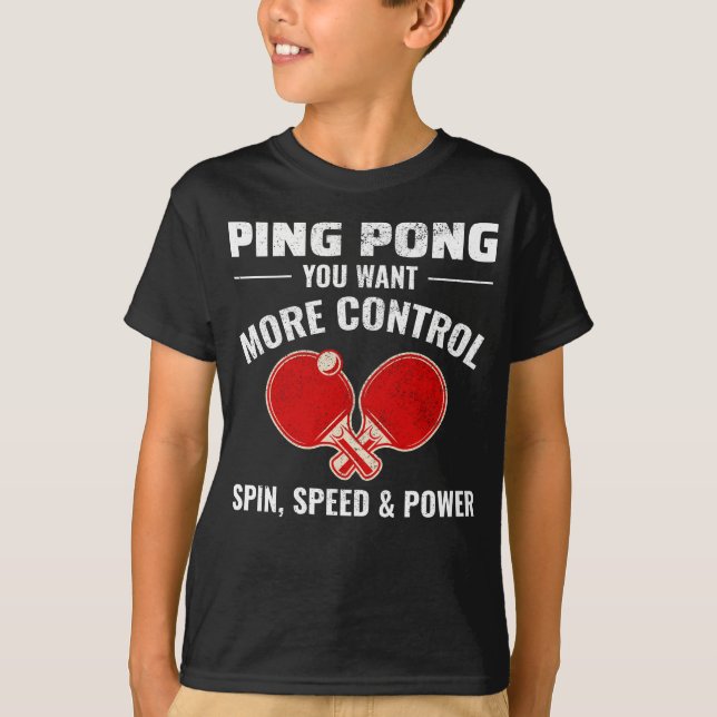 Camiseta Tênis Ping Pong Player (Frente)