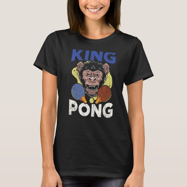 Camiseta Tênis Ping Pong Player Racket Science 1 (Frente)