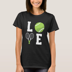 Camiseta Tênis Player Ball E Rackers Tênis Love