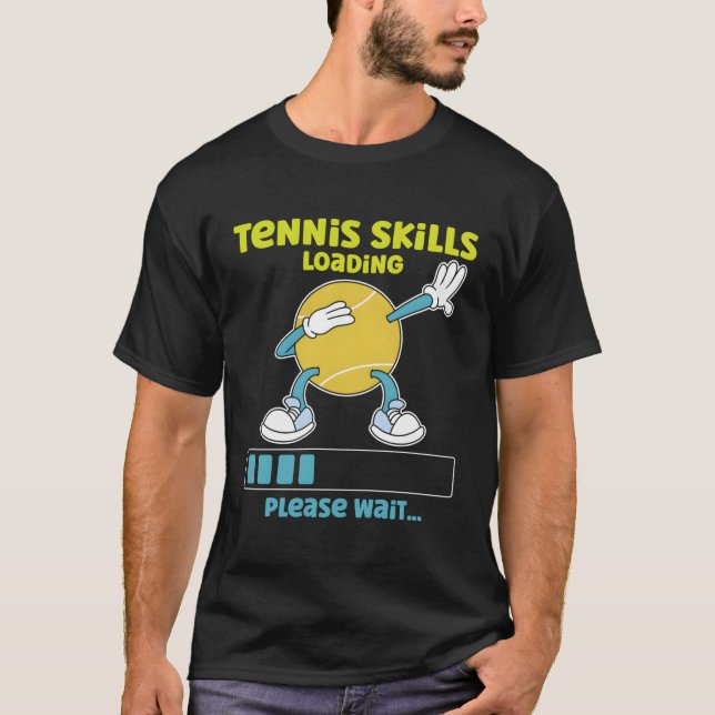 Camiseta Tênis Player Racket Tênis Ss Carregando Aguarde (Frente)