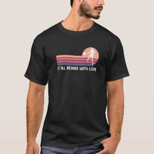 Camiseta Tênis Player Tudo Começa Com Tênis de Amor