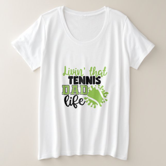 Camiseta Tênis Player | Viver Essa Vida Tênis (Frente do Design)