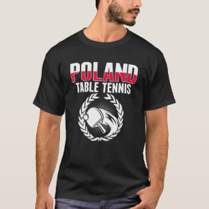 Camiseta Tênis Polônia Mesa Polonês Ping Suppo