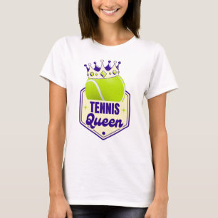 Camiseta Tênis Queen - Estilo de Corte para Racket Royals