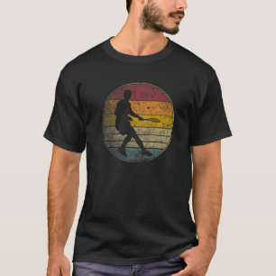 Camiseta Tênis Racket Ball Gift Estilo de Retrô Vintage Eng