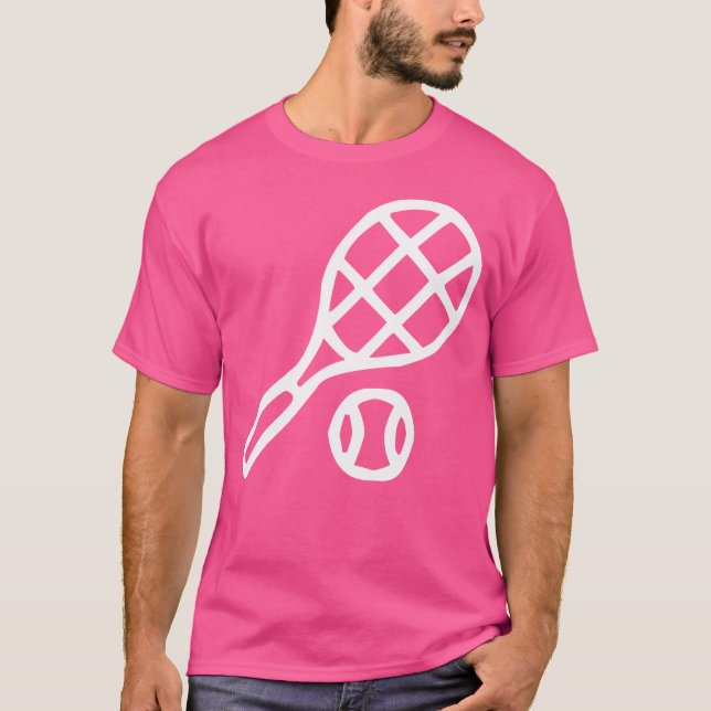Camiseta Tênis Racket E Bola (Frente)
